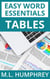 Tables - Easy Word Essentials, #4