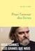 Pour l'amour des livres