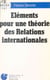 Éléments pour une théorie des relations internationales