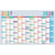 Calendrier 2027 Exacompta - 13 mois - 65 x 40,5 cm