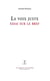 Essai sur le bref