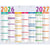 Calendrier scolaire 2026/2027 Exacompta - 13 mois - Multicolore - 43 x 33,5 cm