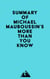 Summary of Michael Mauboussin's More Than You Know