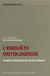 L’enquête ontologique - Du mode d’existence des objets sociaux