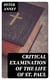 Critical Examination of the Life of St. Paul