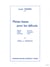 Messe basse pour les défunts Op.62 - partition orgue