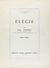 Elégie Op.38 - partition orgue