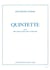 Quintette Op.2 - partition flûte, harpe, violon,