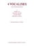 Vocalises (4) Vol.2 - partition voix