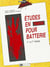 Études en trios - partition batterie