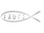 Poisson Ictus autocollant