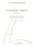 Chanson triste Op.40 n°2 - partition flûte ou hautbois