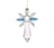 Archange cristal - aigue marine - mars