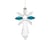 Archange cristal - zircon bleu - décembre