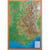 Carte en relief des Alpes françaises et ses massifs alpins