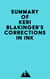 Summary of Keri Blakinger's Corrections in Ink