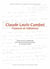 Claude Louis-Combet - Fluences et influences