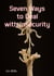 Seven Ways to Deal with Insecurity