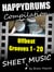 Happydrums Compilation "Offbeat Grooves 1-20" - Drum Set Examples with Sheet Music & Online Videos + Bonus