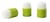 Set de 3 tampons mousse - blanc - Avenue Mandarine