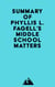Summary of Phyllis L. Fagell's Middle School Matters