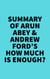 Summary of Arun Abey & Andrew Ford's How Much Is Enough?