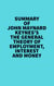Summary of John Maynard Keynes's The General Theory of Employment, Interest and Money