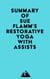Summary of Sue Flamm's Restorative Yoga with Assists