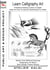 PADP Script 11: Learn Calligraphy Art - Freehand Drawing Cursive S Capital - Ideas On How To Improve Handwriting For Adults - Sketch Grid Method Drawings - Calligraphy Art Book I ( PADP Best Design Pattern Books)