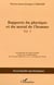 Rapports du physique et du moral de l'homme - Vol. 1