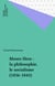Moses Hess : la philosophie, le socialisme (1836-1845)