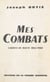 Mes combats - Carnets de routes 1954-1962