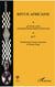 Revue Africaine - Lettres, arts, sciences humaines et sociales N°7 - N°7