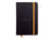 Carnet - Format A6 10.5 x 14.8 cm - Rhodia - 192 pages lignées - Noir