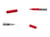 Marqueur permanent - Rouge - Double-pointe - Cultura