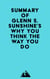 Summary of Glenn S. Sunshine's Why You Think the Way You Do