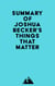 Summary of Joshua Becker's Things That Matter