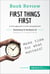 Book Review: First Things First by Stephen R. Covey - A new approach to time management