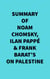 Summary of Noam Chomsky, Ilan Pappé & Frank Barat's On Palestine