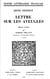 Lettres sur les Aveugles