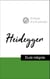 Analyse d'une pensée : Heidegger (résumé et fiche de lecture plébiscités par les enseignants sur fichedelecture.fr)