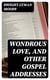 Wondrous Love, and other Gospel addresses
