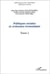 POLITIQUES SOCIALES ET CROISSANCE ÉCONOMIQUE - XXIIe Journées de l?Association d?Économie Sociale - Tome 1