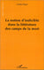 LA NOTION D'INDICIBLE DANS LA LITTERATURE DES CAMPS DE LA MORT