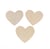 3 CŒUR PLYWOOD 9CM