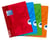 1 cahier polypro - 17 x 22 cm - Openflex - Oxford - 48 pages grands carreaux - Coloris assortis