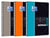 Cahier polypro à spirales - 17.6 x 25 cm - Nomadbook - Oxford - 160 pages petits carreaux - Coloris assortis