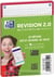 Fiches Bristol non perforées Oxford - Révision 2.0 - A6 10,5 x 14,8 cm - 250 g/m² - 5x5 - Blanc à bord rouge - 32 feuilles
