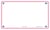 80 flashcards - 7,5 x 12,5 cm - Flash 2.0 Oxford - Uni blanc - cadre rose
