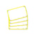 80 flashcards - 7,5 x 12,5 cm - Flash 2.0 Oxford - Uni blanc - cadre jaune